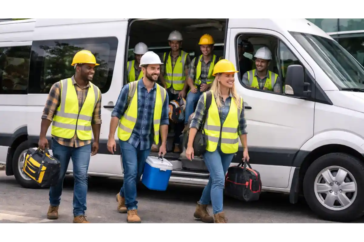 Worker Group Transport Dubai